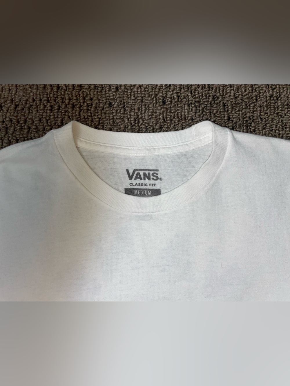 Vans 100% Cotton ”Rain or Shine” Long Sleeve Graphic Tee White Men’s Medium - Picture 6 of 10